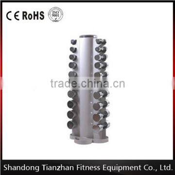 Vertical dumbbell rack TZ-3006/ high quality sport fitness machine / hot sale muscle building equipment