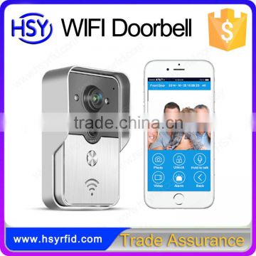 Night version wifi doorbell wireless with free app