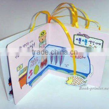 fancy kid flip books printing for baby use