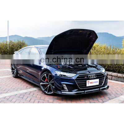 TAKD Brand Perfect Fitment Aerodynamic Auto Front Bumper Carbon Front Lip For Audi A7 C8