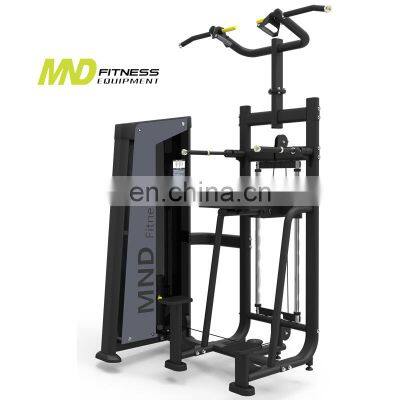 Sport Exercise Factory Shandong strength training body building industry certificate equipment fitness sports gym exercise DIP/CHIN ASSIST machine