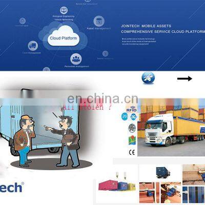 Joint JT701 Frozen Container Cargo Digital 4G RFID Nfc GPS Electronic Cable Seal String Locker Satellite Lock Tracker