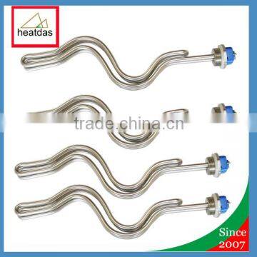 Stainless Steel 240V 5500W Ripple Screw In Electric Brewery Ultra Low Watt Density Element