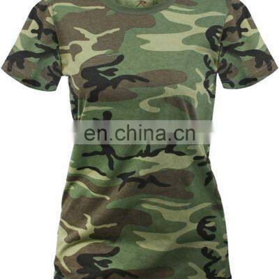 High Quality Custom Camouflage t Shirts Short Sleeve Pocket Camo T-shirt Men photo-2