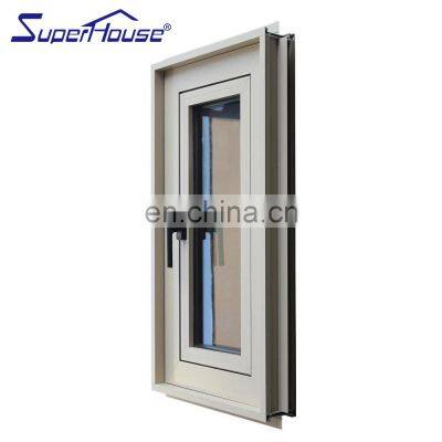 Full Customized Sizes Thermal Break Double Glazed Glass Aluminium Awning Windows