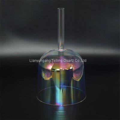 Alchemy Cosmic Light Clear Singing Bowl With Handle Healing Sound Therapy photo-3