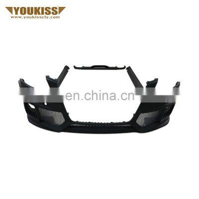 Genuine Body Parts CLY Car Bumper For Audi A 4 B 8 Upgrade RS4 Body Kits With Side Skirt Rear Lip