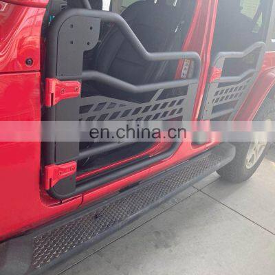 Steel Half Door 4 Doors Front And Rear Half Door With Locks And Side Mirror Covers for Jeep Wrangler JL photo-4