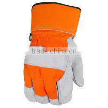 split leather safety gloves