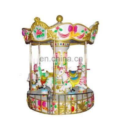 Family decoration children love luxury small carousel ride