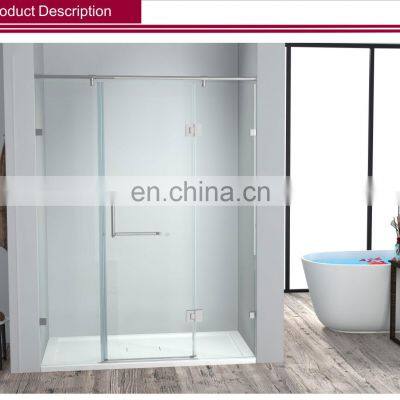 Sale Cheap Classic Design Bathroom Complete Sliding Door Frameless Tempered Glass Shower Enclosure photo-3
