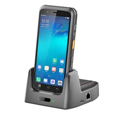 HT550 Cheapest Factory 5.5'' Android 10 2.0Ghz 4G Rugged PDA Waterproof PDA Handheld Terminal with 2D Scanner NFC and UHF RFID