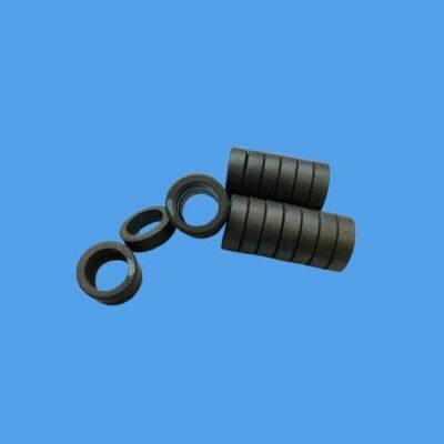 Ferrite Ring Magnet of Y10 Grade With 20mm Outer Diameter, 6mm Thickness, 4 Poles (2n2s), and the Same Polarity