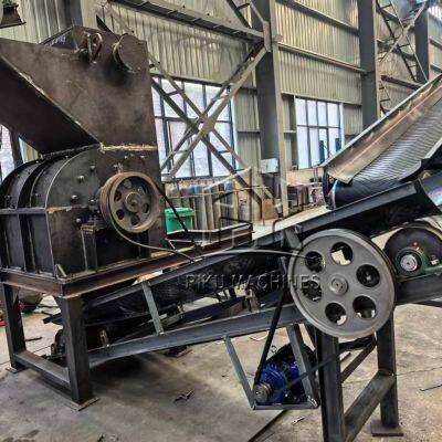 Multi Sorting Equipped Metal Scrap Crusher with Zig Zag Separator and Drum Magnetic Separator for Metal Material Classification