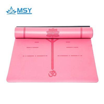 Recycled Durable Non-Slip Double Sided Rubber Yoga Mat With Custom Logo photo-3