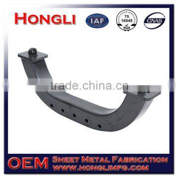 OEM TS16949 CNC Hot Dip Galvanized Seamless Carbon Steel Pipe Elbow Fabrication