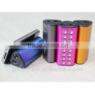 Trilateral+Cupula 6600mAh 5v high capacity power bank with CE&RoHs for smartphone , MP014