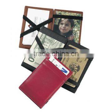 Fashion genuine leather magic wallet