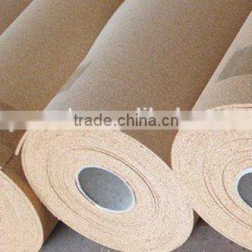 Self adhesive cork roll