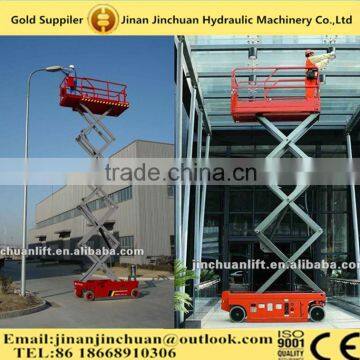 Full Electric Scissor lift with UK Electronic system and USA battery