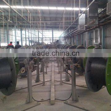 Automatic controlled steel wire cold galvanizing line