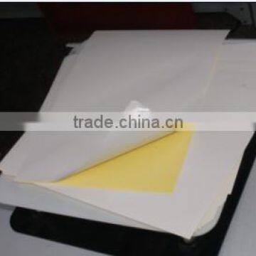 face cast coated self adhesive paper printing offset in sheet