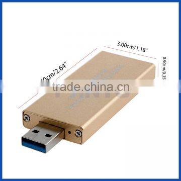 USB3.0 to SATA Based 2230/ 2242 M.2 NGFF SSD Portable Hard Disk Driver External Enclosure Storage Case photo-3