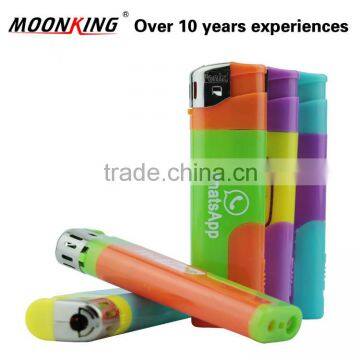 Customized Logo Print Plastic Electronic LED Torch Lighter