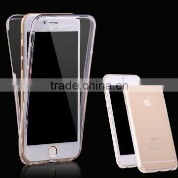 2016 TPU Crystal Clear Cover Full Body Protective Coverage Case Cover For apple iphone 6s/6splus Cell phone cases