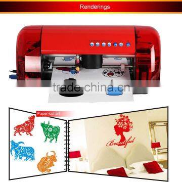 A4 Size Mini Desktop Laser Pointer Cutting Plotter With Red-light Pointer Mini Vinyl Cutter Cutok DC240 photo-4