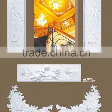 Gypsum embossment for TV walls/ceiling relief decoration