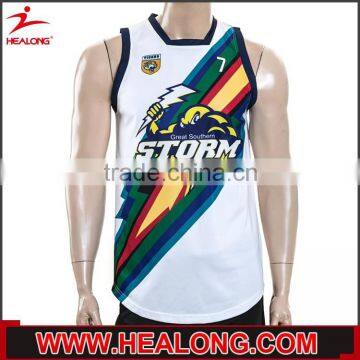 best design Digital Print mens o neck rugby jersey in thailand