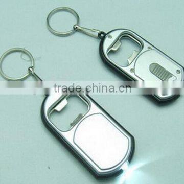 Pocket Key Chain Beer Bottle Opener LED Chain Keychain Torch High Power With portable tail Newest