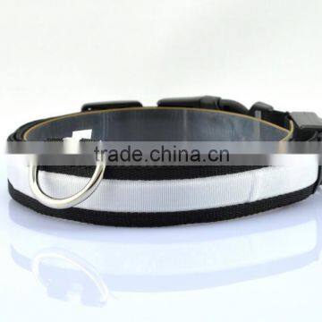 Wholesales LED dog collar Noctilucent collar Nylon pet tape