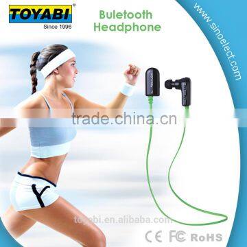 TOYABI bluetooth earphone BT0028 design for in-ear earphone with flat cable