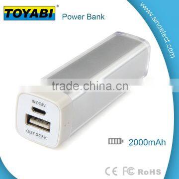 2000mah Mini Power Bank Hot Selling Promotion Products Portable Power Bank Mini Power Bank Colorful photo-6