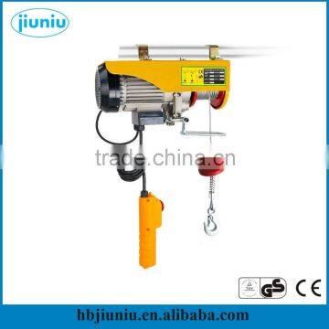 Electric rope hoist, micro electric hoist 300kg loading capacity