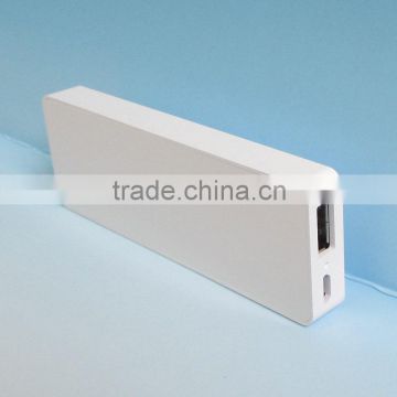 3000mAh White Portable Universal Power Bank