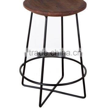 RELAX ROUND BAR STOOL , INDUSTRIAL BAR STOOL ,