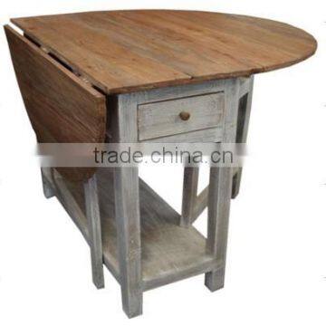 Chinese antique furniture wooden fold table LWD402