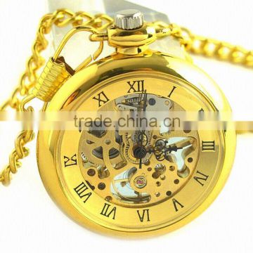 Antique Golden Pocket Watch,luxury pocket watch