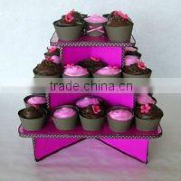 new design cardboard cupcake stand