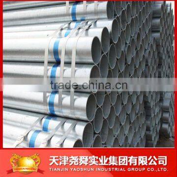 GI HOT DIPPED GALVANIZED STEEL PIPES IN TIANJIN