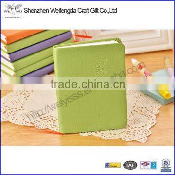 fashional spiral school notebooks leather paper notebook wholesale