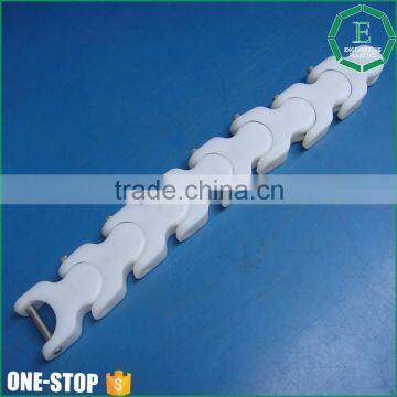 Food Industry Flexible Plastic Slat Bottle Chain Conyers Cnc Machining Plastic Pom Transmission Chains photo-5