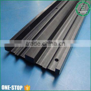 Plastic engineering factory low price linear cnc machining uhmwpe plastic elevator guide rail