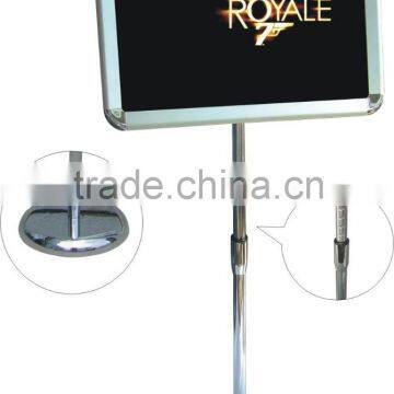 Floor-Standing aluminum adjustable poster frame