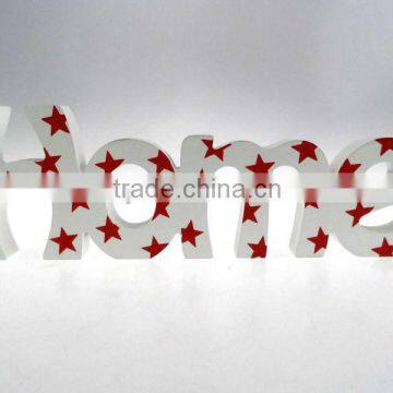 hot sale home decoration 3D wooden home worda