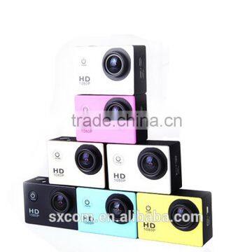 Factory Wholesale Waterproof Full HD 1080p Sport DV Action Camera 12MP 1.5 inch LCD screen 170 degree angle