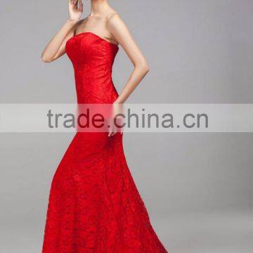 Women's Sweet Red Off The Shoulder Dress photo-2